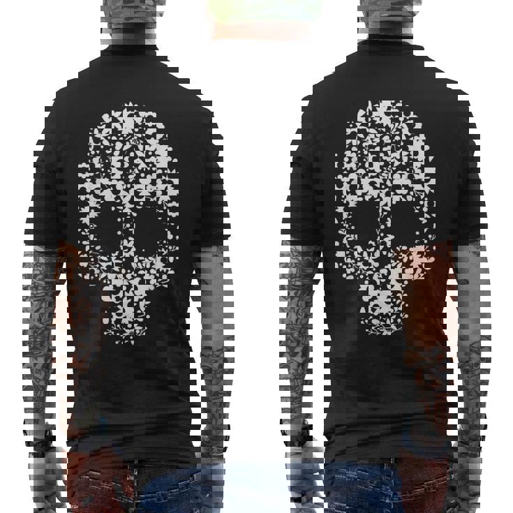 メキシコ人のための死者の日デザインのシュガースカルカラベラ メンズTシャツ バックプリント