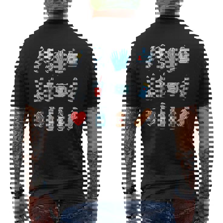 メディカル マッチング ナース 医師 医療スタッフ メンズTシャツ バックプリント