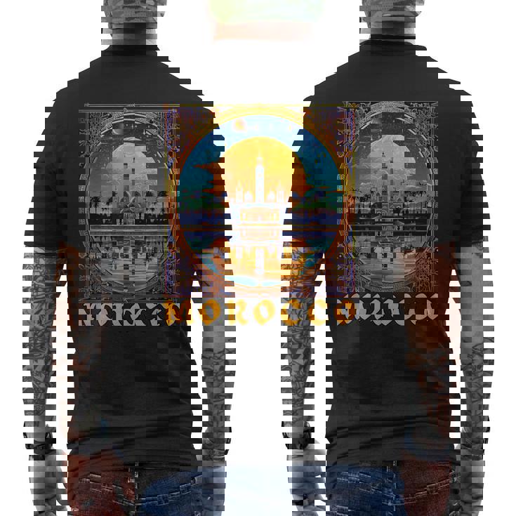 モロッコtシャツ-お土産 メンズTシャツ バックプリント