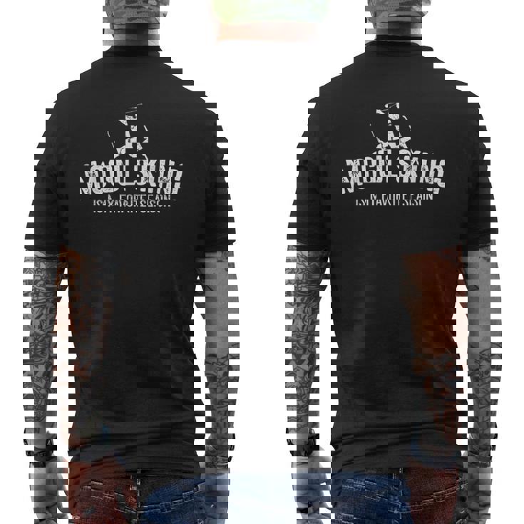 モーグル スキー フェイバリット シーズン ビンテージ メンズTシャツ バックプリント