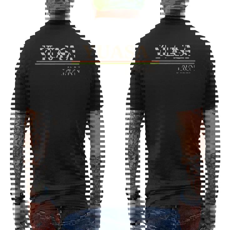 ユアサジャパン メンズTシャツ バックプリント