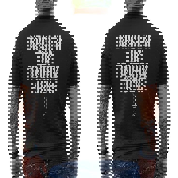 ユウ・ダルビッシュ・トゥデイ・トゥモロー・フォーエバー・ゲームデー メンズTシャツ バックプリント