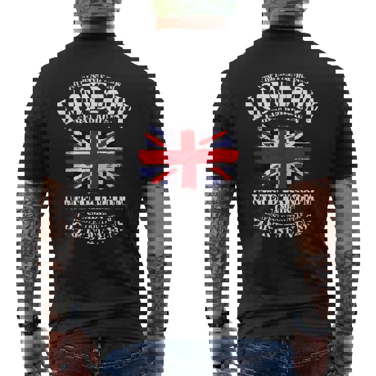 ユニオンジャック イギリス国旗 イギリス国旗 ロンドン メンズTシャツ バックプリント