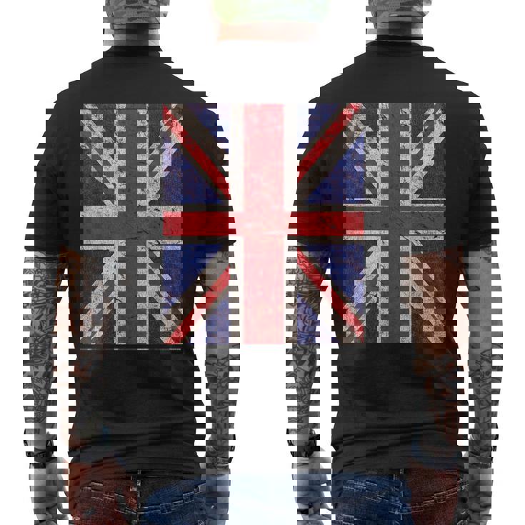 ユニオンジャックフラッグ メンズTシャツ バックプリント