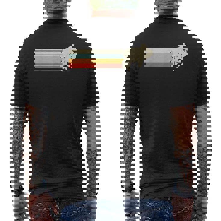 ユーカリイーターコアラとコアラヴィンテージメンズ メンズTシャツ バックプリント