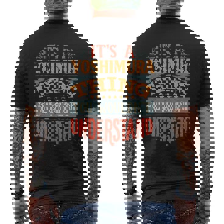 ヨシムラ 名前 メンズTシャツ バックプリント