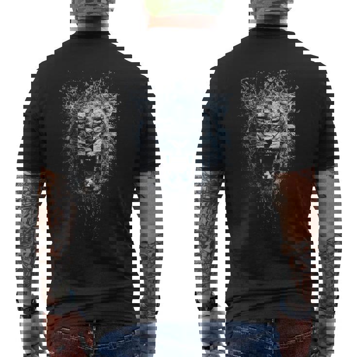 ライオンキング クリエイティブデザイン ウォーター強度 メンズTシャツ バックプリント