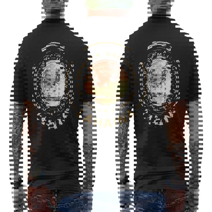 ラハイナ ハワイ マウイ ハワイアン メンズTシャツ バックプリント