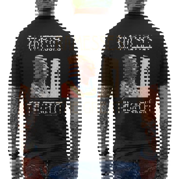 ラムセス2世 メンズTシャツ バックプリント