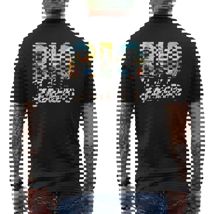 リオデジャネイロ 旅行 ブラジル 衣装 リオデジャネイロ メンズTシャツ バックプリント