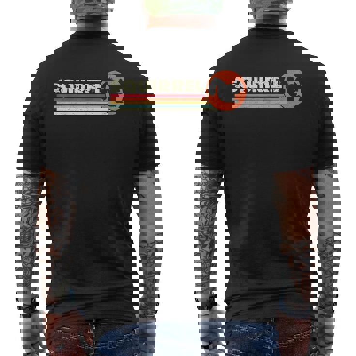 リス ヴィンテージ キッズ メンズ レディース レトロ シマリス メンズTシャツ バックプリント