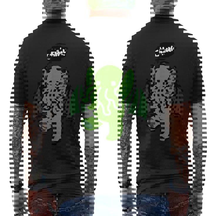 リトルクトゥルフ メンズTシャツ バックプリント