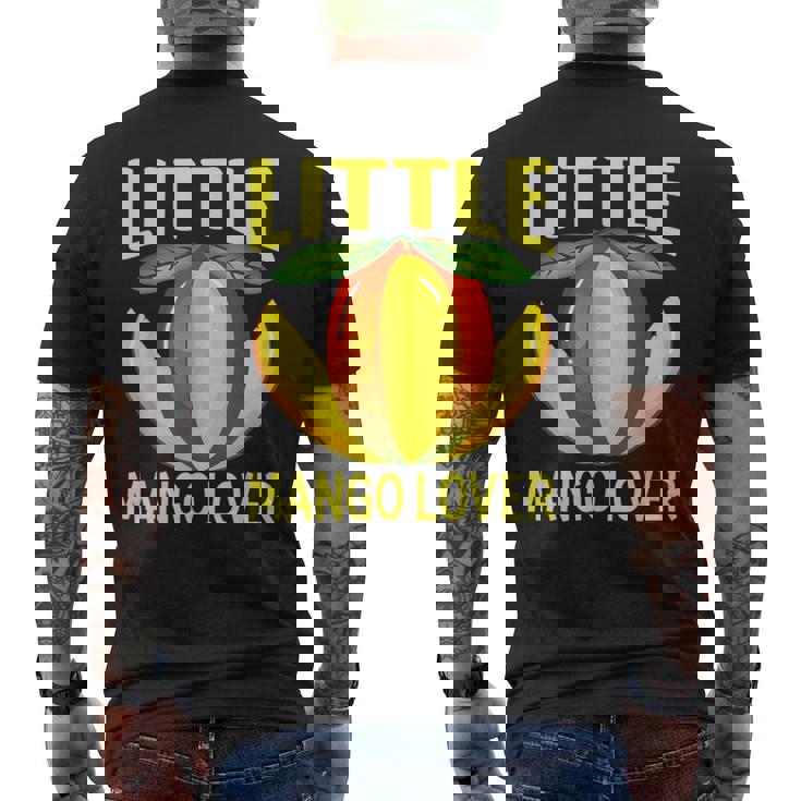 リトル・マンゴー・ラヴァー・アイ・マンゴー メンズTシャツ バックプリント