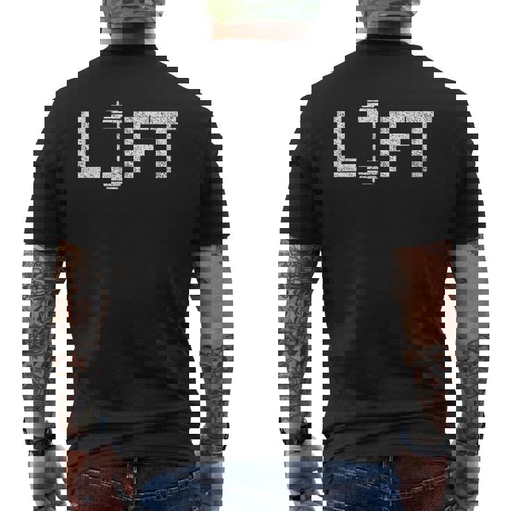 リフトデッドリフティング ウェイトリフティング ウェイトリフティング ウェイトリフティング ウェイトリフター メンズTシャツ バックプリント