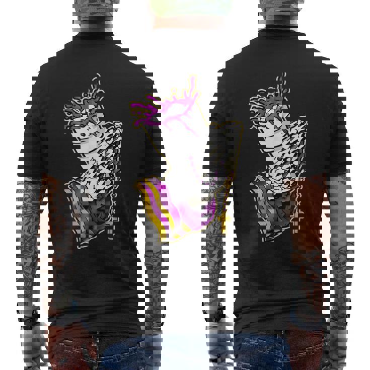 リーンシャツ、パープルドランク、ダーティダブルカップ、リーンライン メンズTシャツ バックプリント