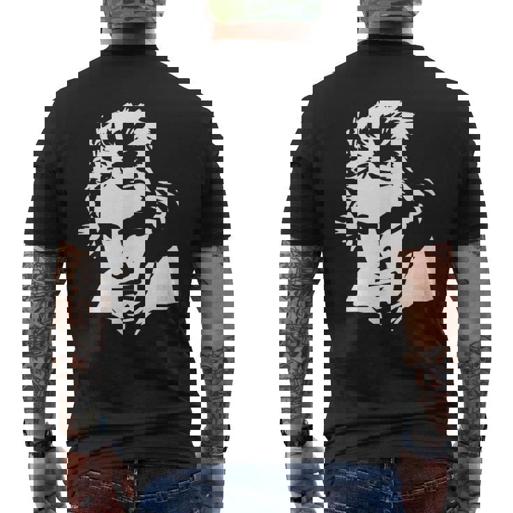 ルートヴィヒ・ヴァン・ベートーベン 5Thymphony クラシック音楽構成集 メンズTシャツ バックプリント