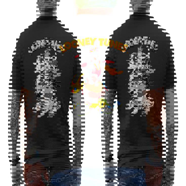 ルーニー・テューンズ シルベスター タズ ダフィー 虫 メンズTシャツ バックプリント
