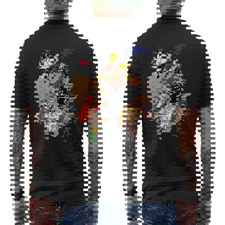 ルーニー・テューンズ メインキャラクター グループtシャツ メンズTシャツ バックプリント