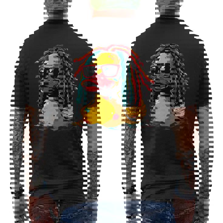 レゲエ ラバー アヒル ゴム アヒルの子 ジャマイカ ジャマイカ ルーツ メンズTシャツ バックプリント