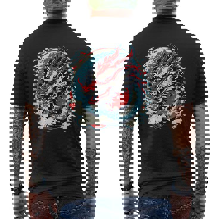 レッドドラゴン メンズTシャツ バックプリント