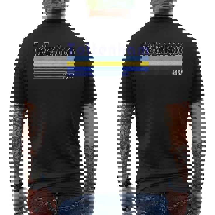 レトロ トッテナム ロンドン メンズTシャツ バックプリント