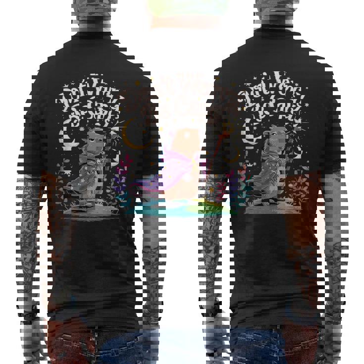 レトロ ドントウォーリー Be Capy ファニーカピバラ メンズ ボーイズ キッズ レディース メンズTシャツ バックプリント