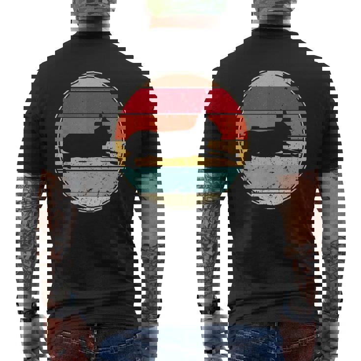 レトロ パタゴニア ヴィンテージ パタゴニアン シルエット 動物 動物園 メンズTシャツ バックプリント