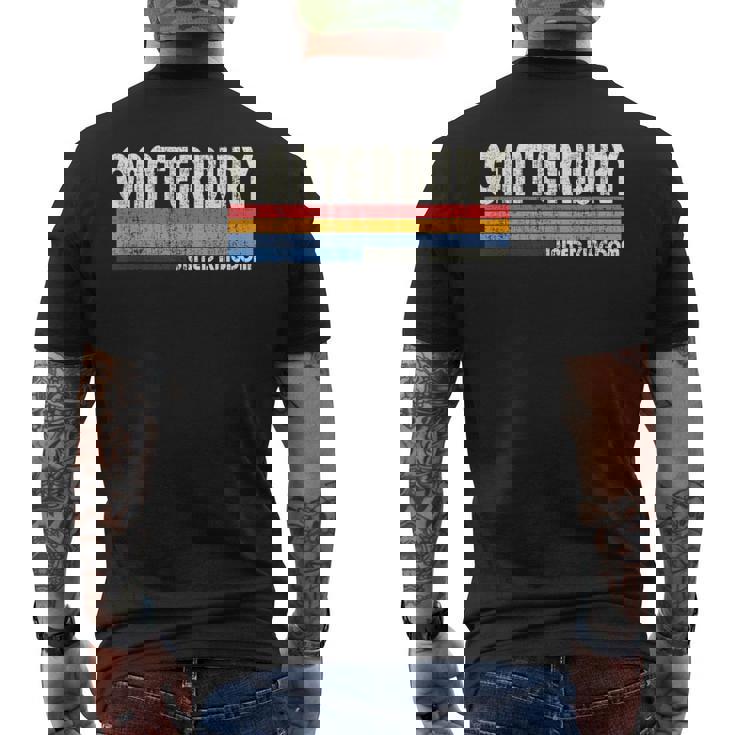 レトロ ヴィンテージ 70年代80年代スタイル カンタベリー イギリス メンズTシャツ バックプリント