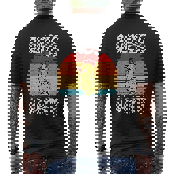 レトロ ヴィンテージ Guess What チキンバット メンズTシャツ バックプリント