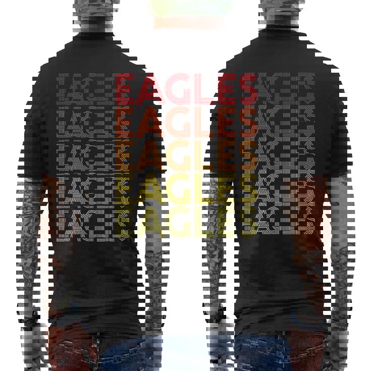 レトロ ヴィンテージ イーグルス メンズTシャツ バックプリント