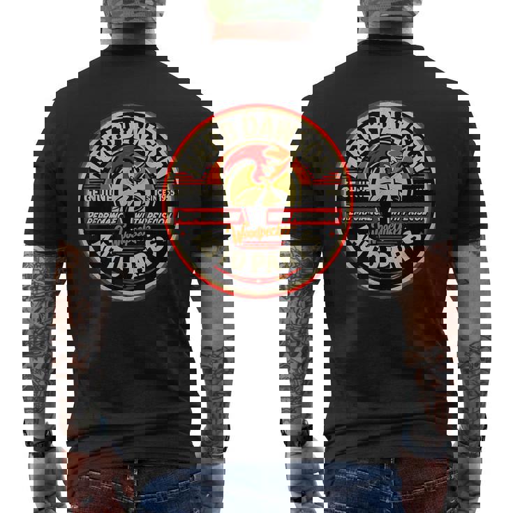 レトロ ヴィンテージ ハーブ ドーソン クレイ スミス カム スタイル ガソリンスタンド メンズTシャツ バックプリント