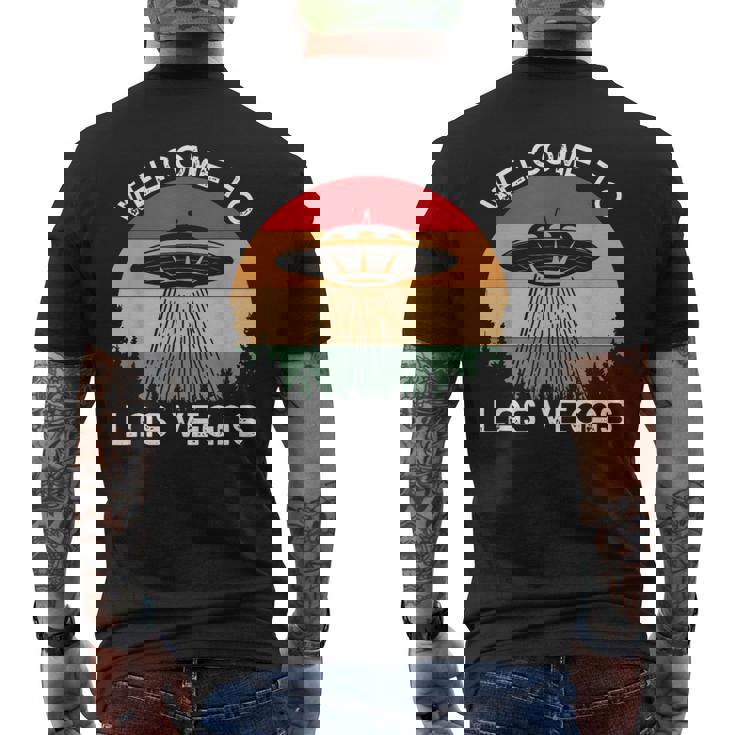 レトロベガス Ufo サイティング エイリアン メンズ レディース メンズTシャツ バックプリント