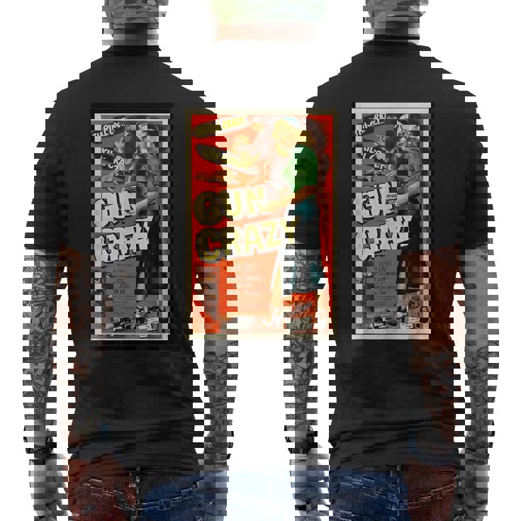 レトロヴィンテージガンクレイジーキル クレイジースリル クレイジー映画 メンズTシャツ バックプリント