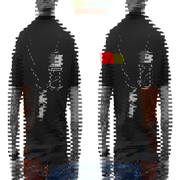 レフリーユニフォーム レフリー メンズTシャツ バックプリント