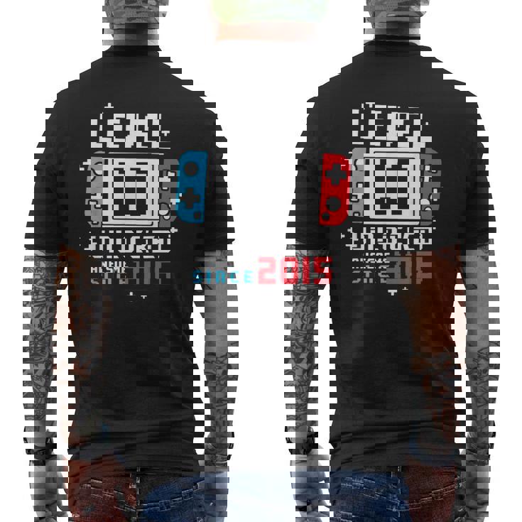 レベル 10 アンロック 面白い ビデオゲーマー 10Th メンズTシャツ バックプリント