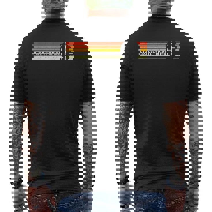 レーシング スリーペダル クラシック トレーニング マニュアル トランスミッション メンズTシャツ バックプリント