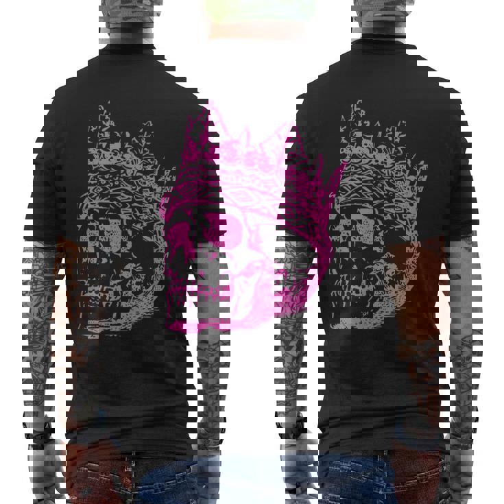 ロイヤル スカル メンズTシャツ バックプリント