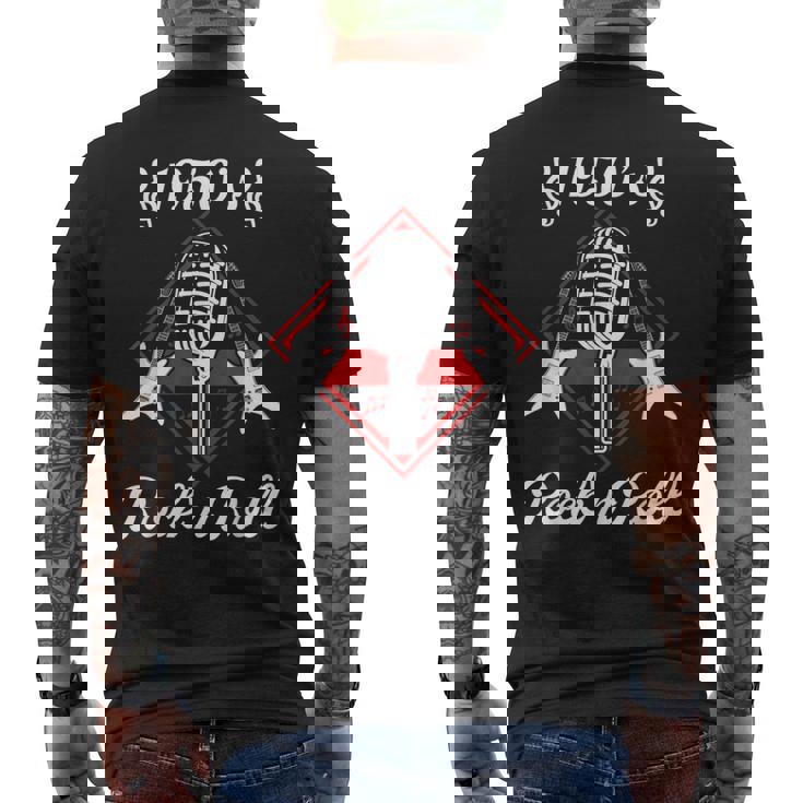 ロカビリー 50年代 ロックンロール 音楽 メンズTシャツ バックプリント