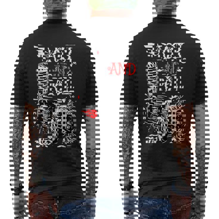 ロカビリー ヴィンテージ 50年代 Music Doo Wop レトロ ロックンロール メンズTシャツ バックプリント