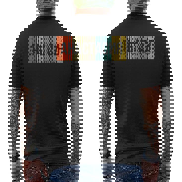 ロシア名アナスタシアまたはナスティア メンズTシャツ バックプリント