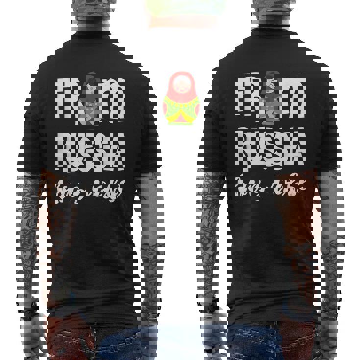 ロシア製。 メンズTシャツ バックプリント