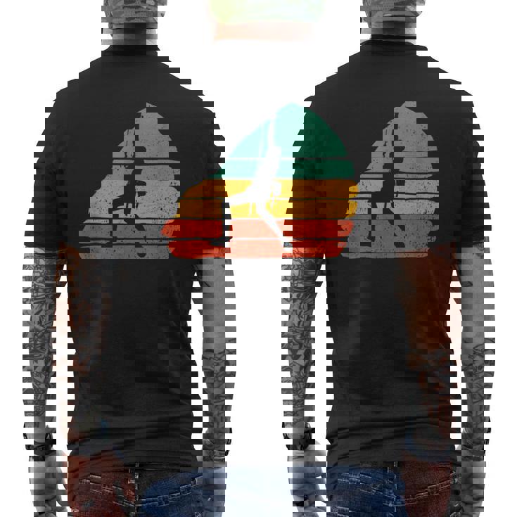 ロッククライミング レトロスタイル ボルダリング メンズTシャツ バックプリント