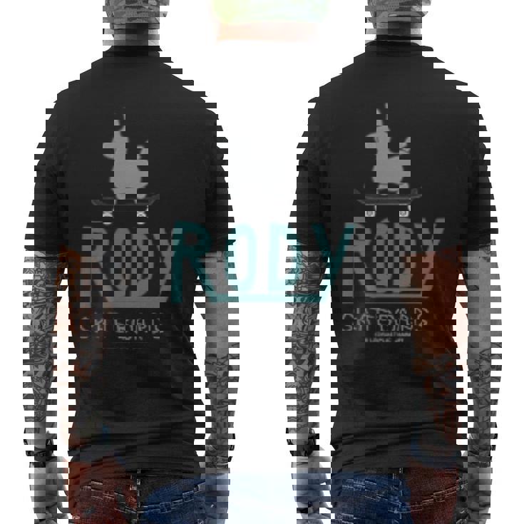 ロディ Rody（Rody Of ThetreetSkateboard_Green バックプリント メンズTシャツ バックプリント