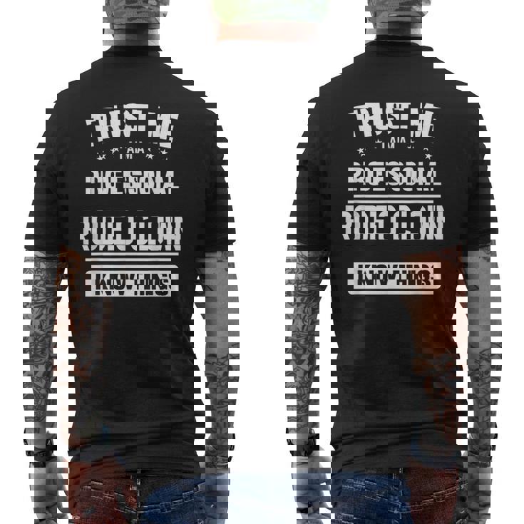 ロデオクラウンアイデアトラストプロフェッショナルロデオクラウン メンズTシャツ バックプリント