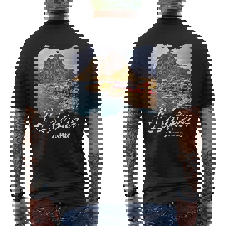 ロフォーテン諸島ノルウェーお土産ロフォーテン 長袖tシャツ メンズTシャツ バックプリント