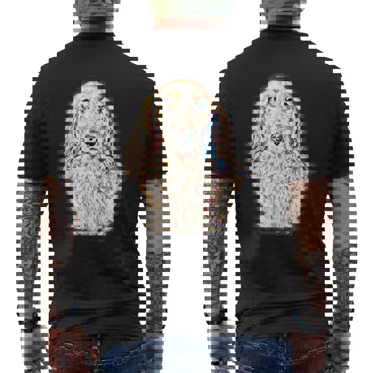 ロングヘア ダックスフンド ギフト かわいい ソーセージ 犬 レディース メンズ メンズTシャツ バックプリント