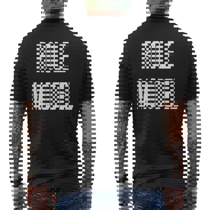 ロールモデル メンズTシャツ バックプリント