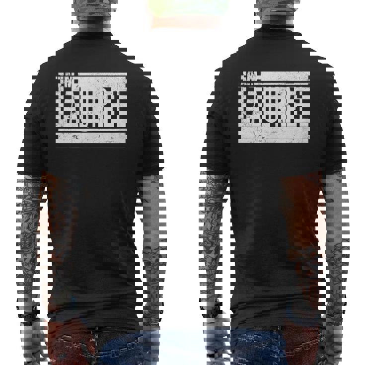 ローレルチャレンジ-チームローレル メンズTシャツ バックプリント