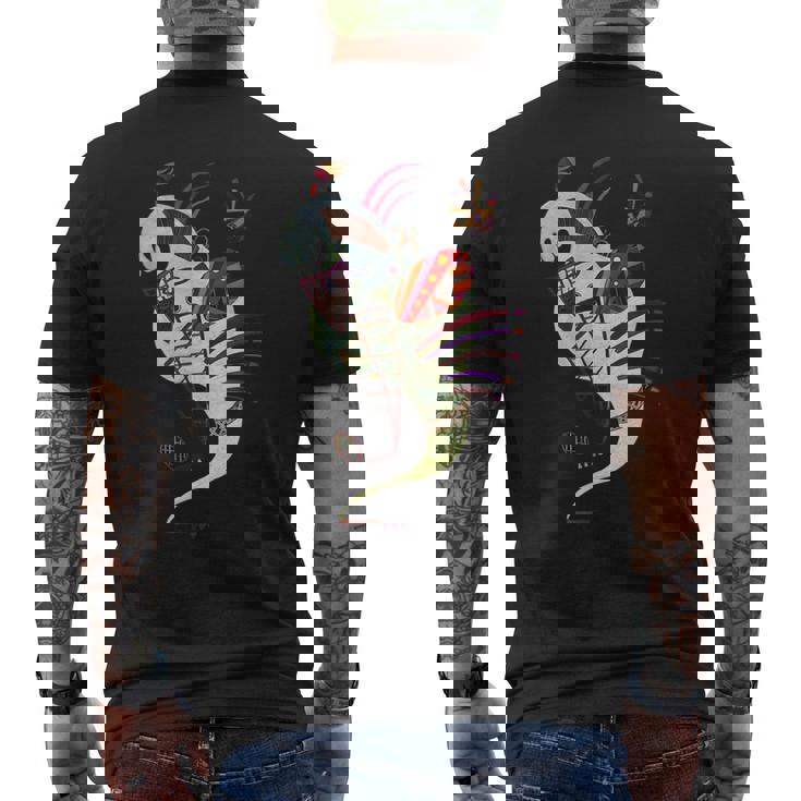 ワシリー・カンディンスキーによる白い幽霊のフィギュア1943 メンズTシャツ バックプリント