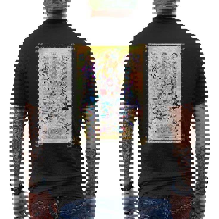 ワッチャプリマジ！ デザインb メンズTシャツ バックプリント